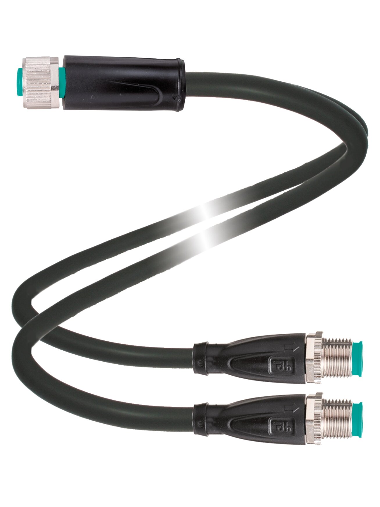 Pepperl+Fuchs V11S/V15S-G-0,2M-PUR-T-V1-GX-Y (70159309) T-splitter Pepperl+Fuchs V11S/V15S-G-0,2M-PUR-T-V1-GX-Y (70159309) T-splitter