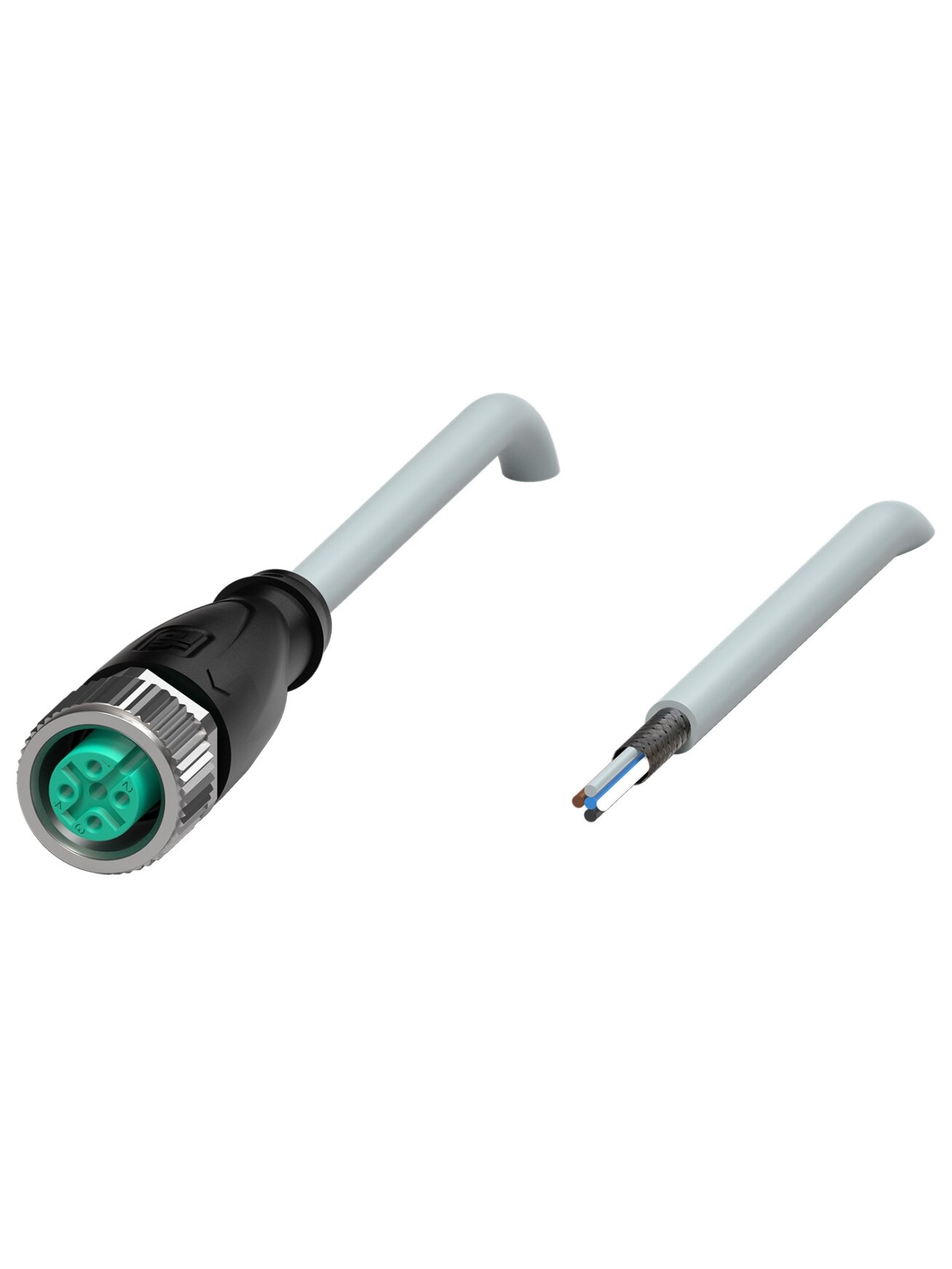 Pepperl+Fuchs V15-G-5M-PUR-ABG (200763) Cable socket