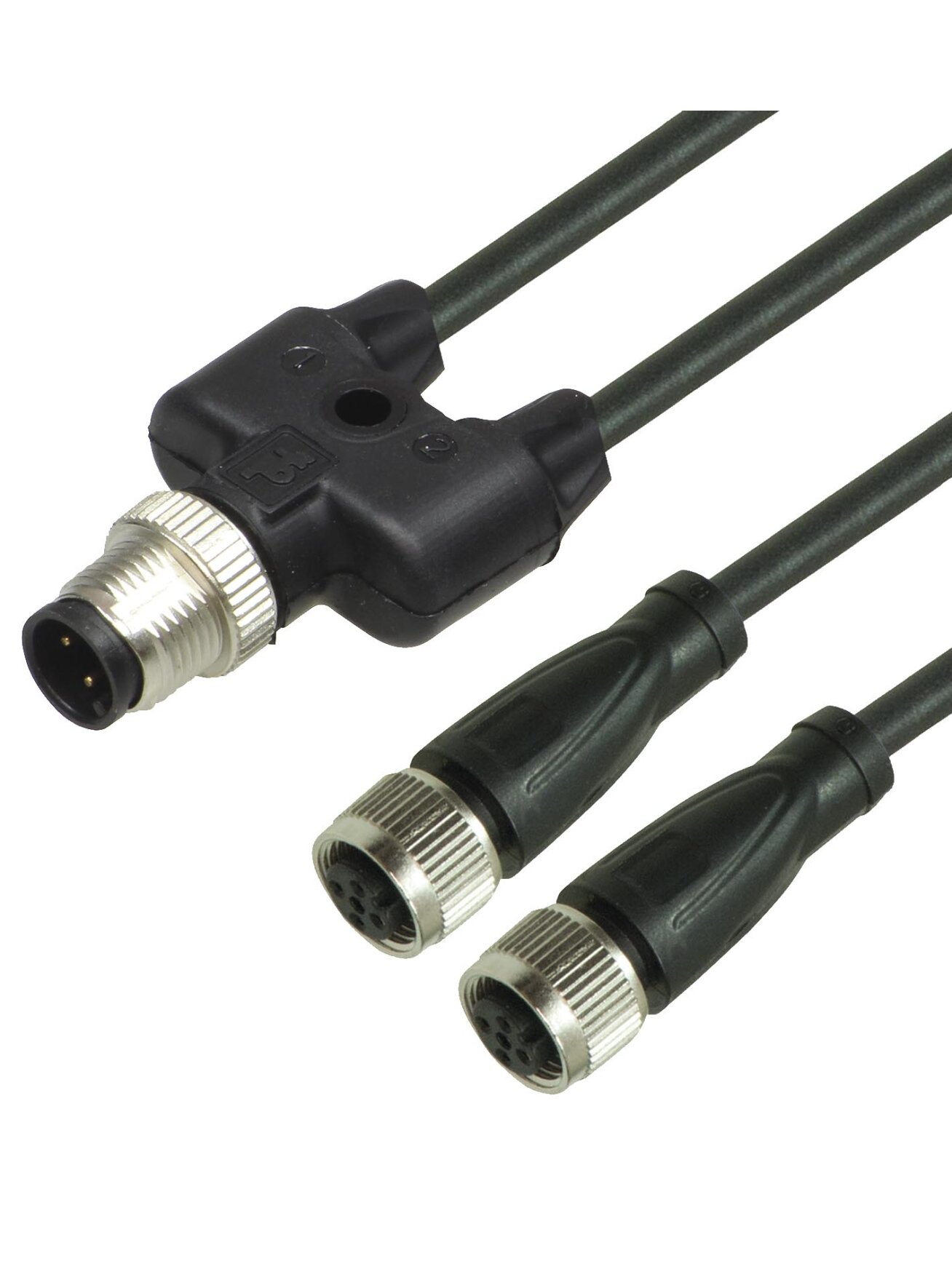 Pepperl+Fuchs V15-G-BK0,3M-PUR-A-T-V15-G-Y70 (70160753) Y-splitter cordset Pepperl+Fuchs V15-G-BK0,3M-PUR-A-T-V15-G-Y70 (70160753) Y-splitter cordset