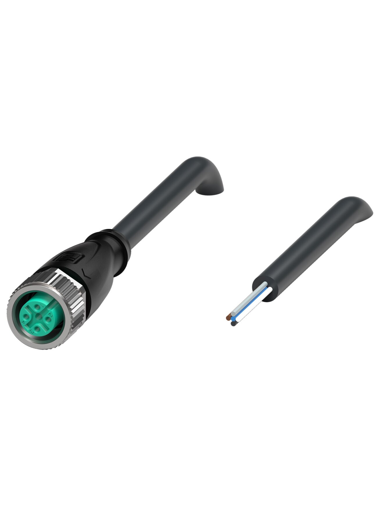 Pepperl+Fuchs V15-G-BK10M-PUR-U/0,75 (239998-0013) Cable socket