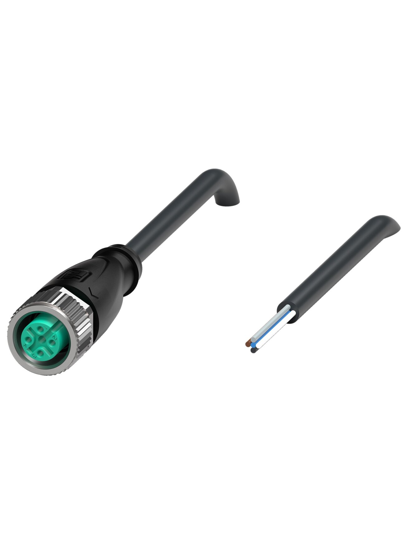 Pepperl+Fuchs V15-G-BK5M-PUR-A (257414) Cable socket