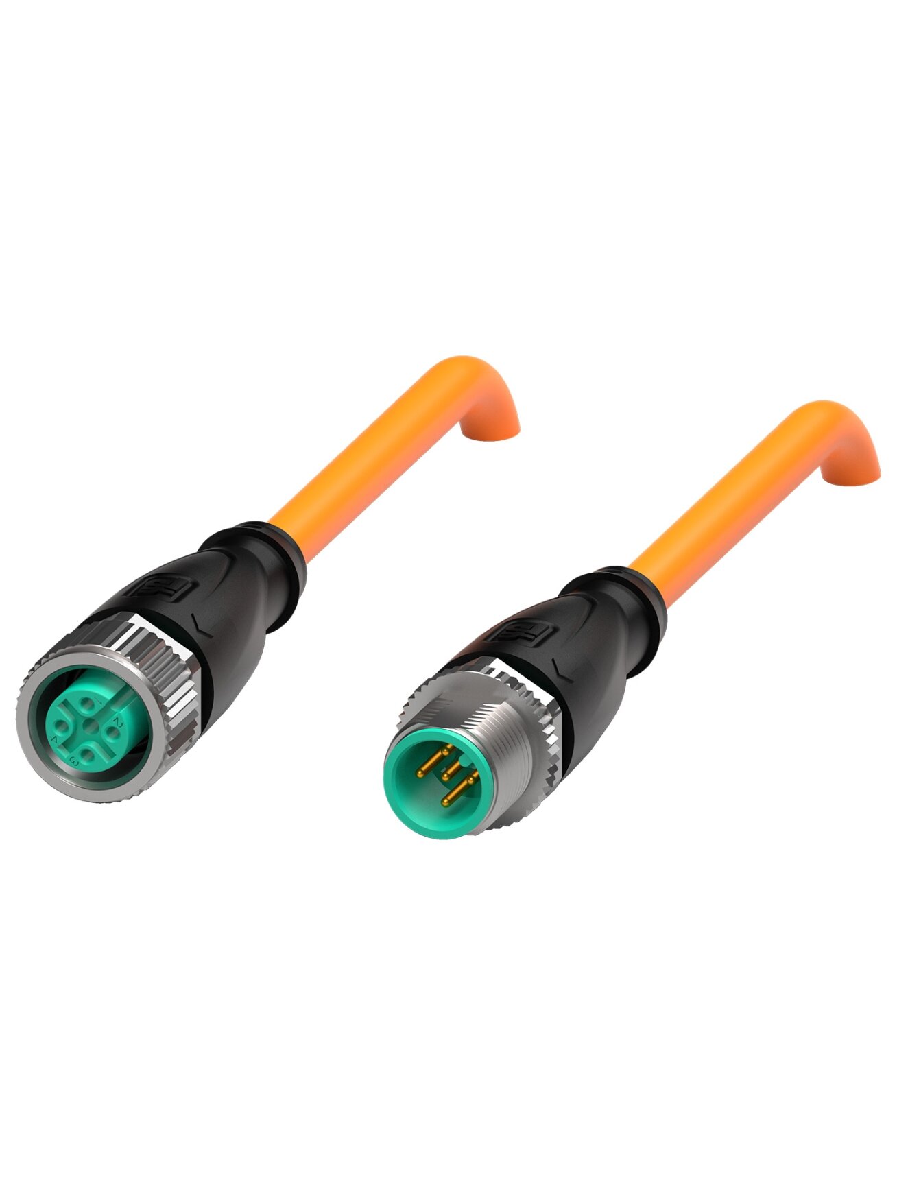 Pepperl+Fuchs V15-G-OR1,5M-PUR-A1-V15-G (70128170-100125) M12 screw-lock cordset without shielding/LED