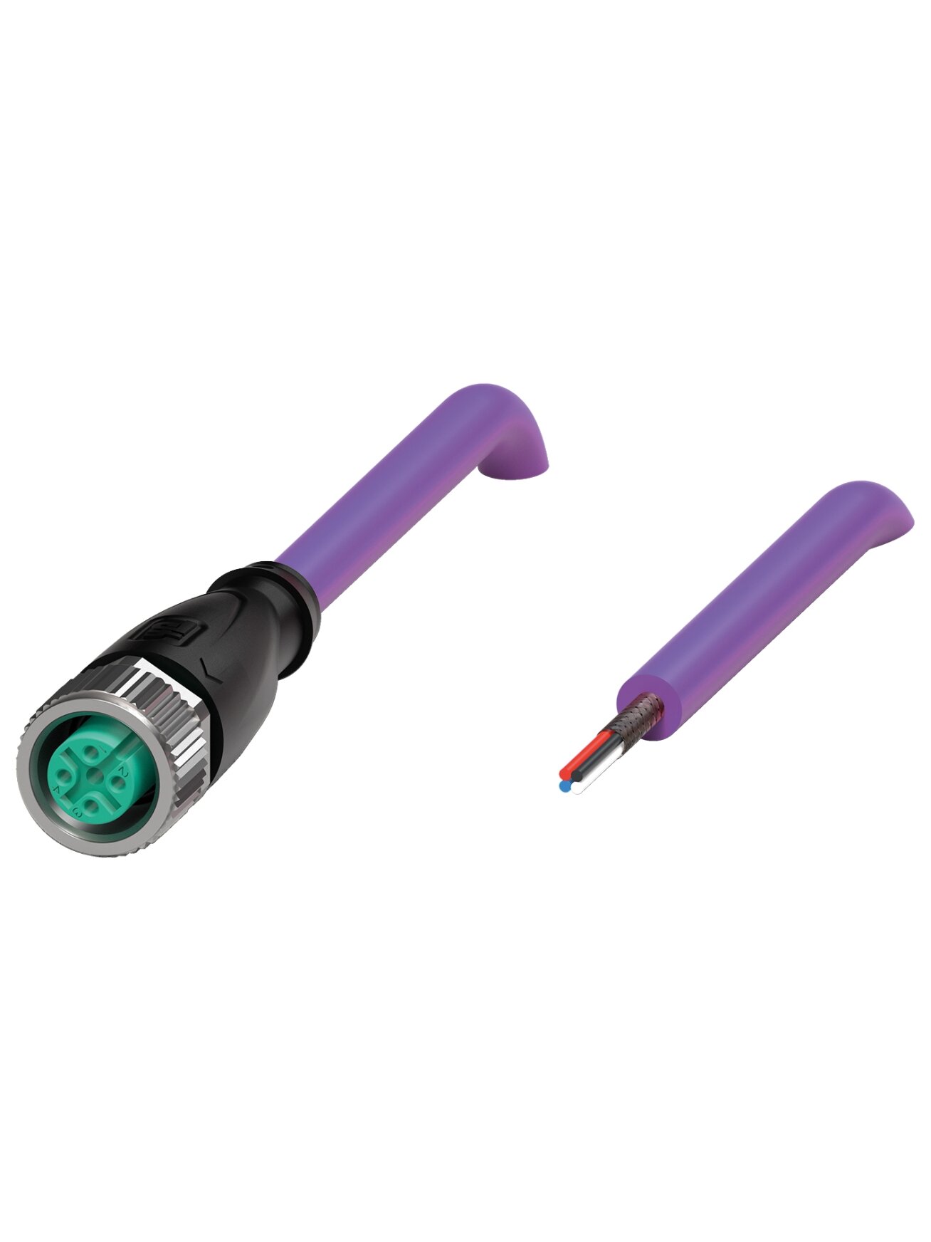 Pepperl+Fuchs V15-G-VT2M-PUR-U/CAN (70114141) Female cordset