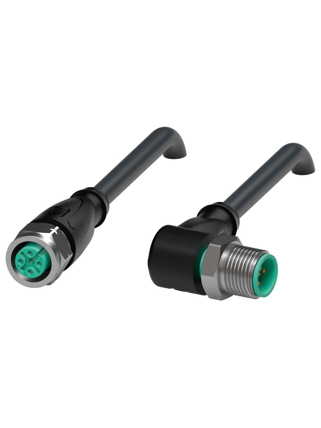 Pepperl+Fuchs V15-GV4A-BK8M-PUR-U-V15-WV4A (315489) Extension cable Pepperl+Fuchs V15-GV4A-BK8M-PUR-U-V15-WV4A (315489) Extension cable