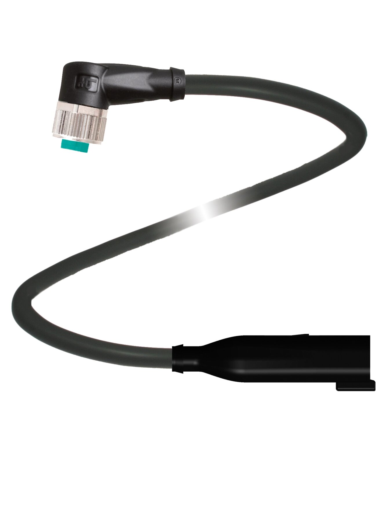 Pepperl+Fuchs V15-W-BK0,6M-PUR-O2/CAN-DT4P-Y (70188491) Adapter cable
