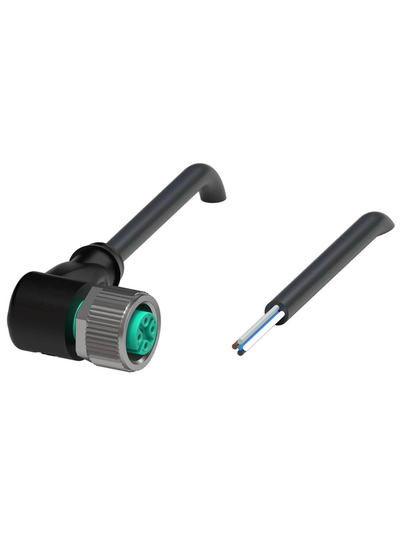Pepperl+Fuchs V15-W-BK2M-PUR-U (254015) Cable socket
