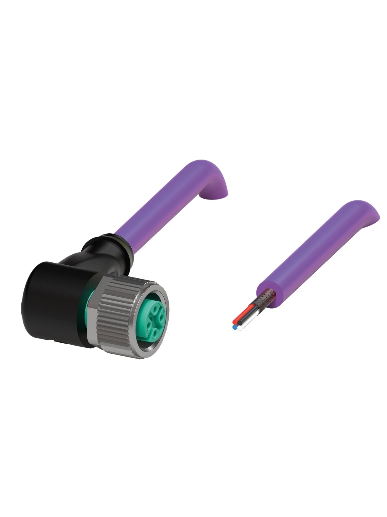 Pepperl+Fuchs V15-W-VT2M-PUR-U/CAN (70114143) Female cordset