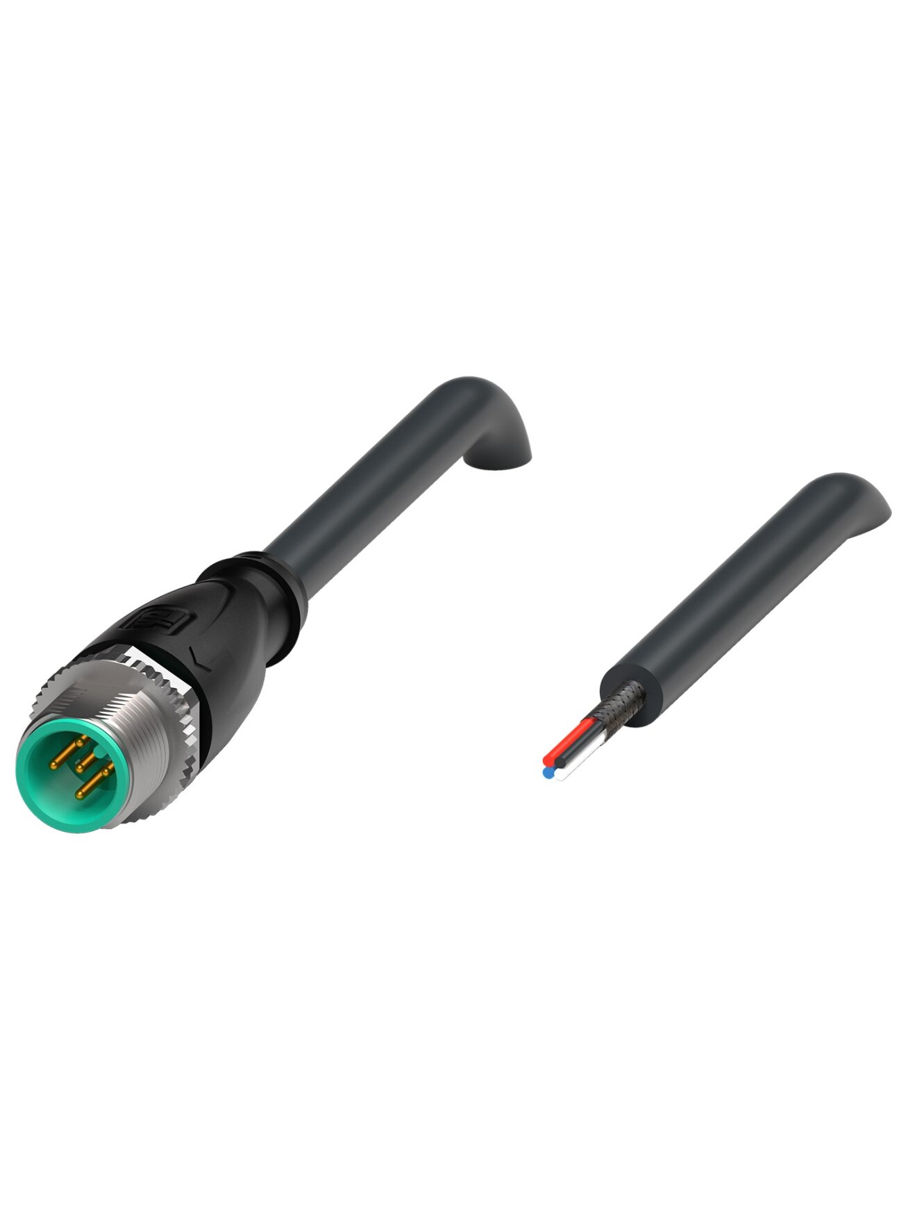 Pepperl+Fuchs V15S-G-BK1M-PUR-O2/CAN (70146802) Male cordset