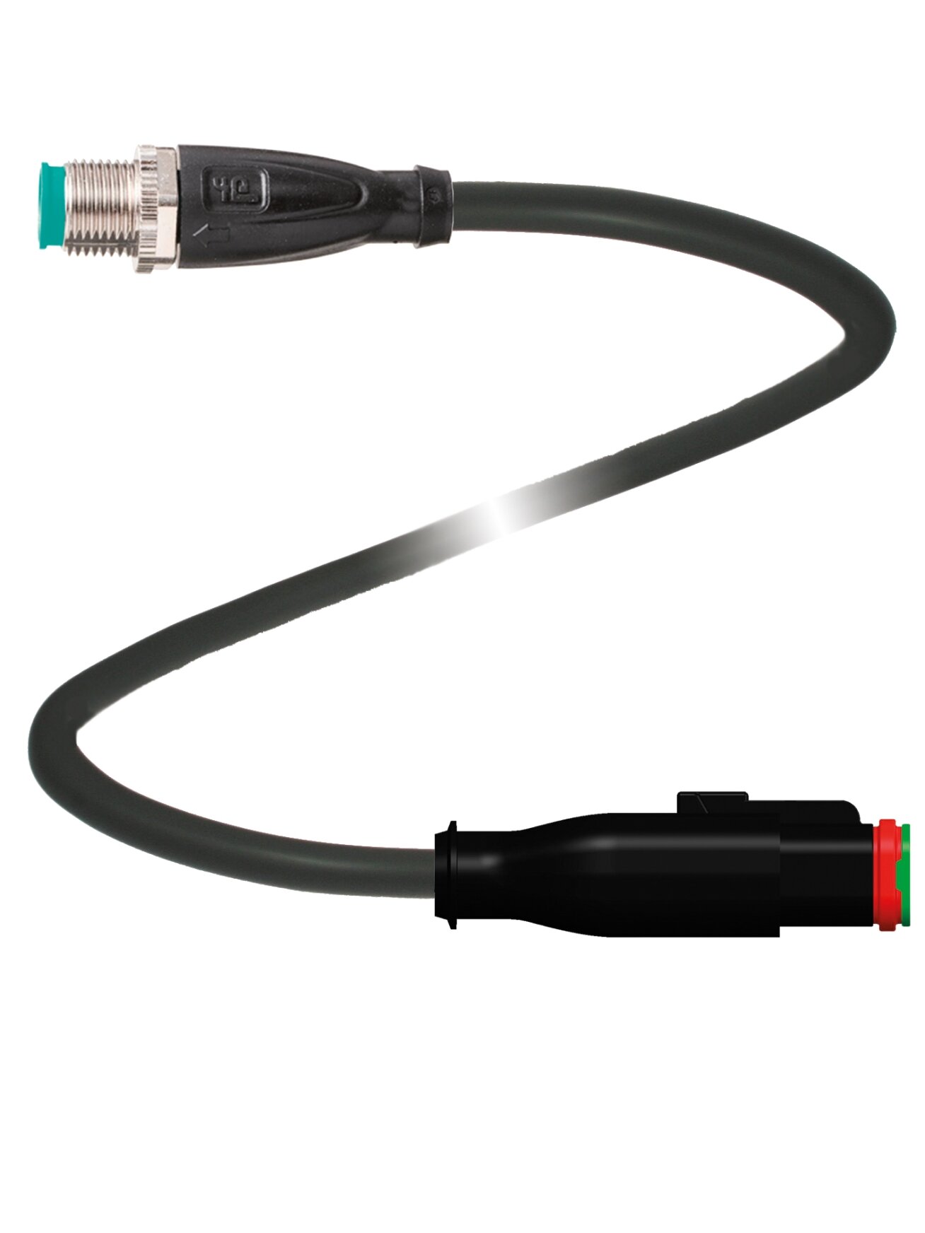 Pepperl+Fuchs V15S-G-BK3M-PUR-O1-DT4S-G (70158286) Adapter cable