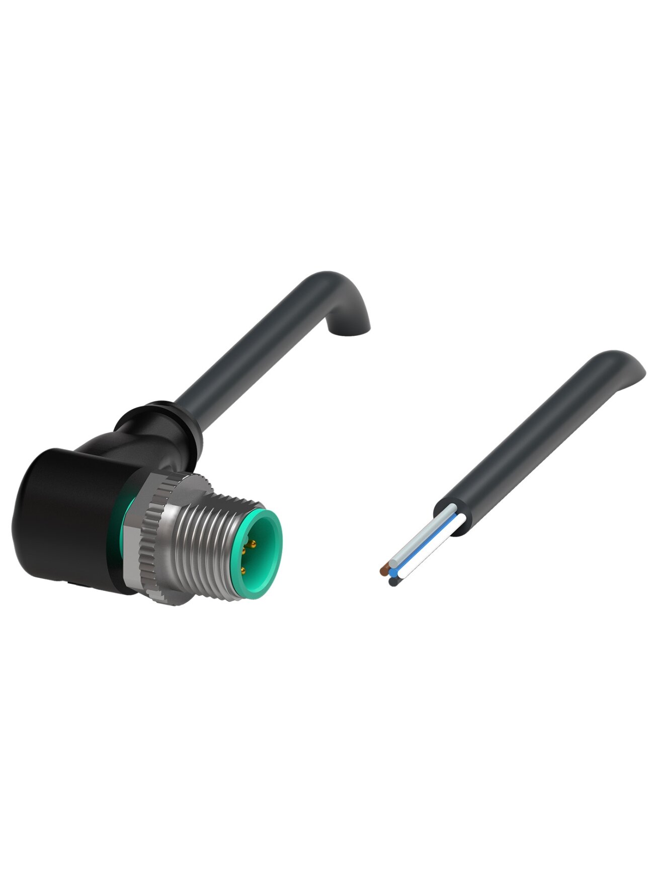 Pepperl+Fuchs V15S-W-BK10M-PUR-U (240772-100000) Cable plug