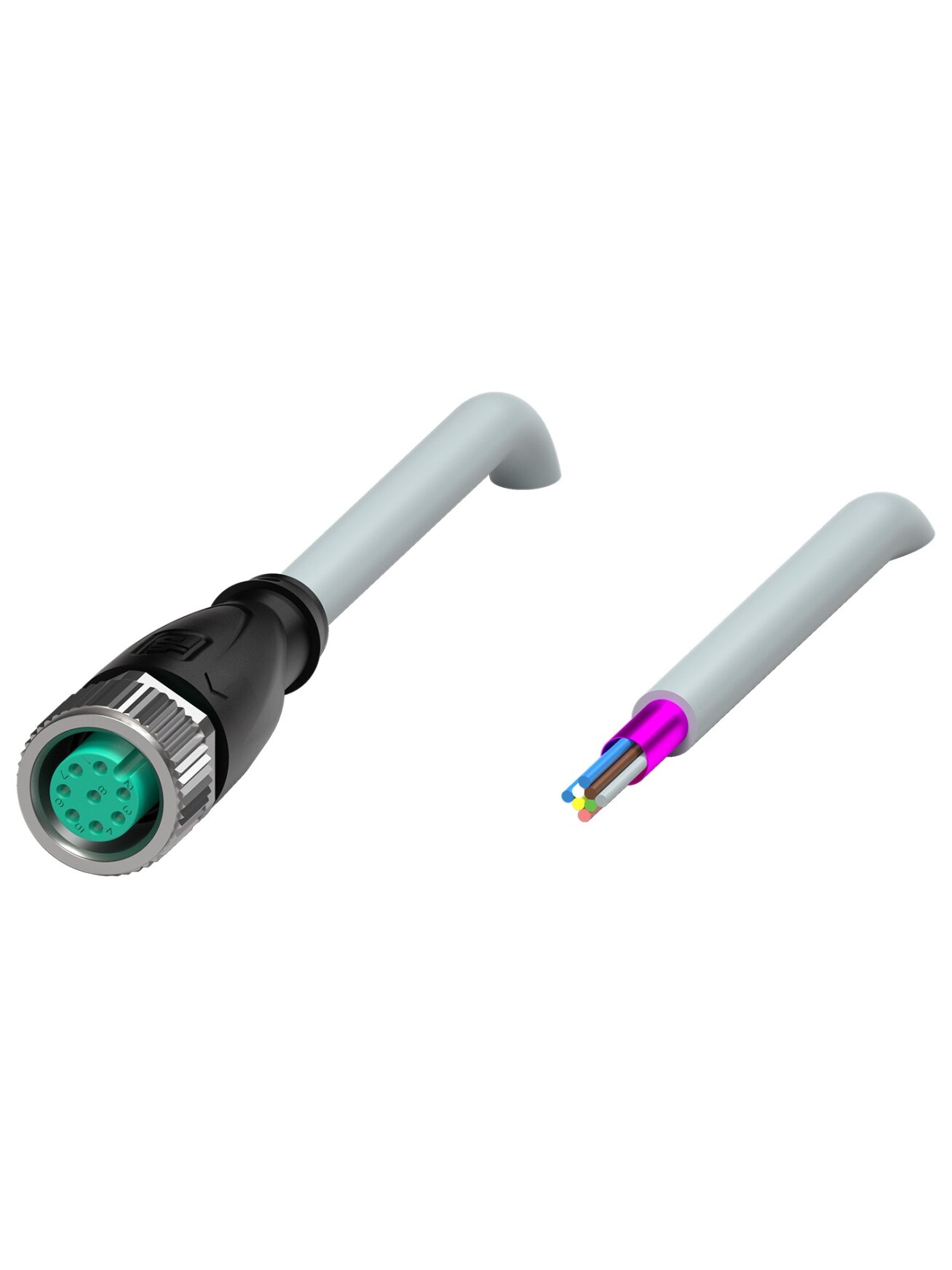 Pepperl+Fuchs V17-G-5M-PUR (098873) Cable socket