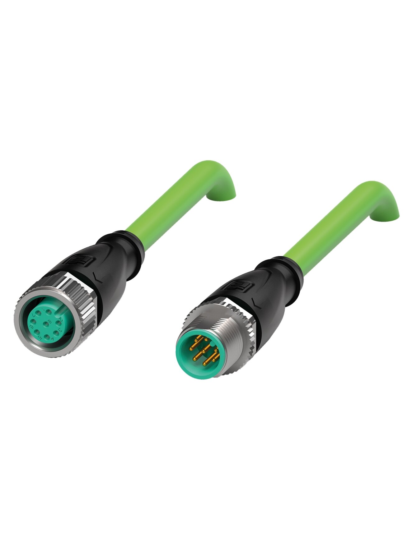 Pepperl+Fuchs V19-G-GN1M-PUR-E2S-V19-G (70168614) Ethernet cordset