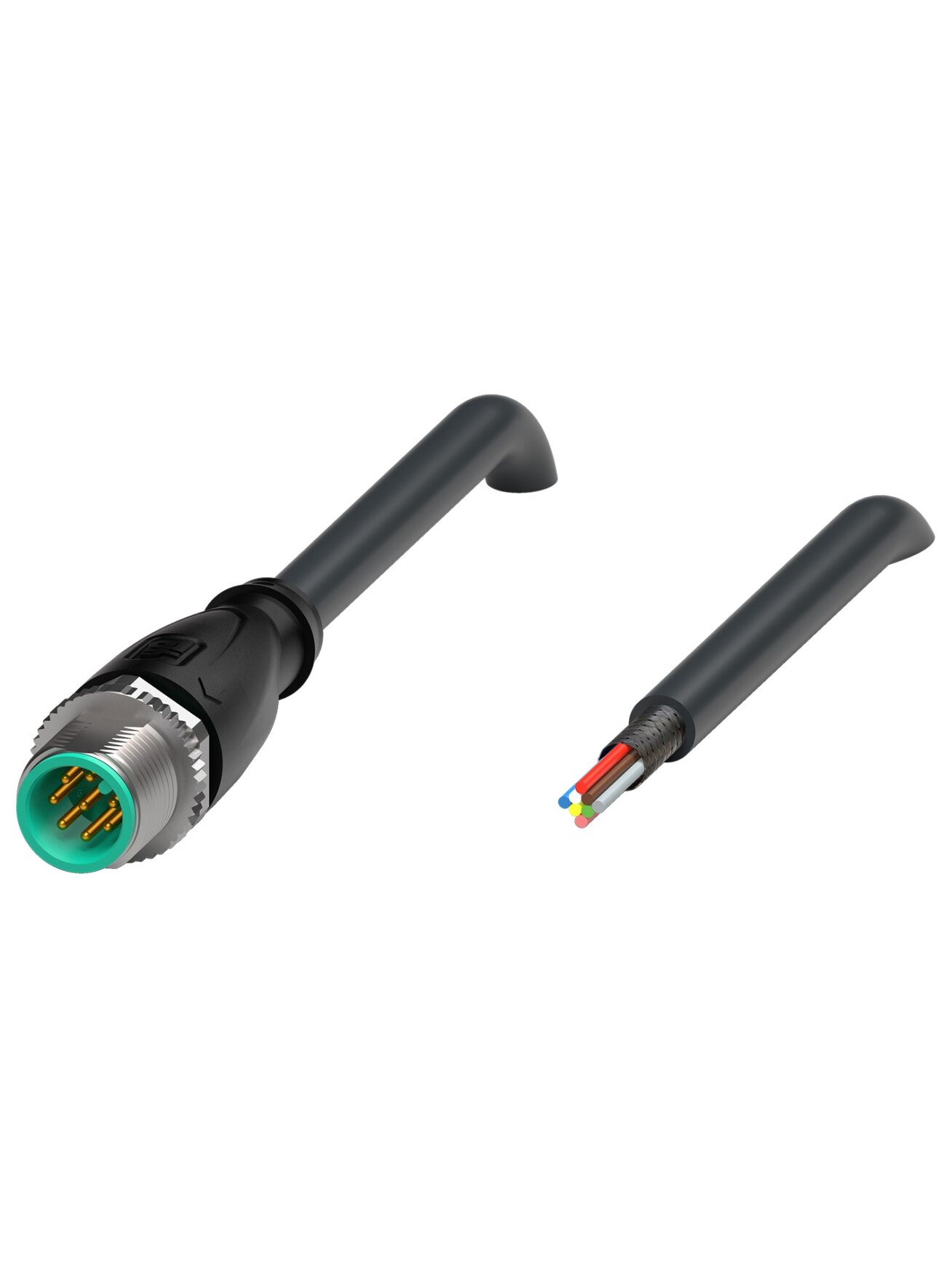 Pepperl+Fuchs V19S-G-BK5M-PUR-U/ABG (226463) Cable plug Pepperl+Fuchs V19S-G-BK5M-PUR-U/ABG (226463) Cable plug