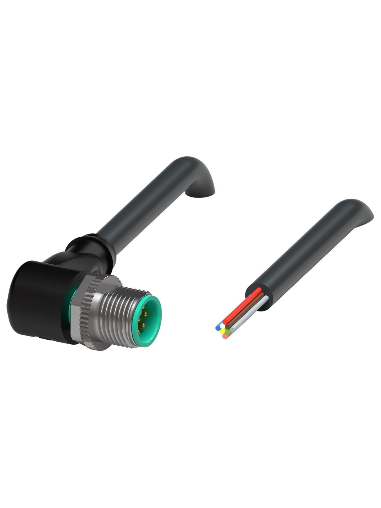 Pepperl+Fuchs V19S-W-BK2M-PUR-U (240772-100020) Cable plug