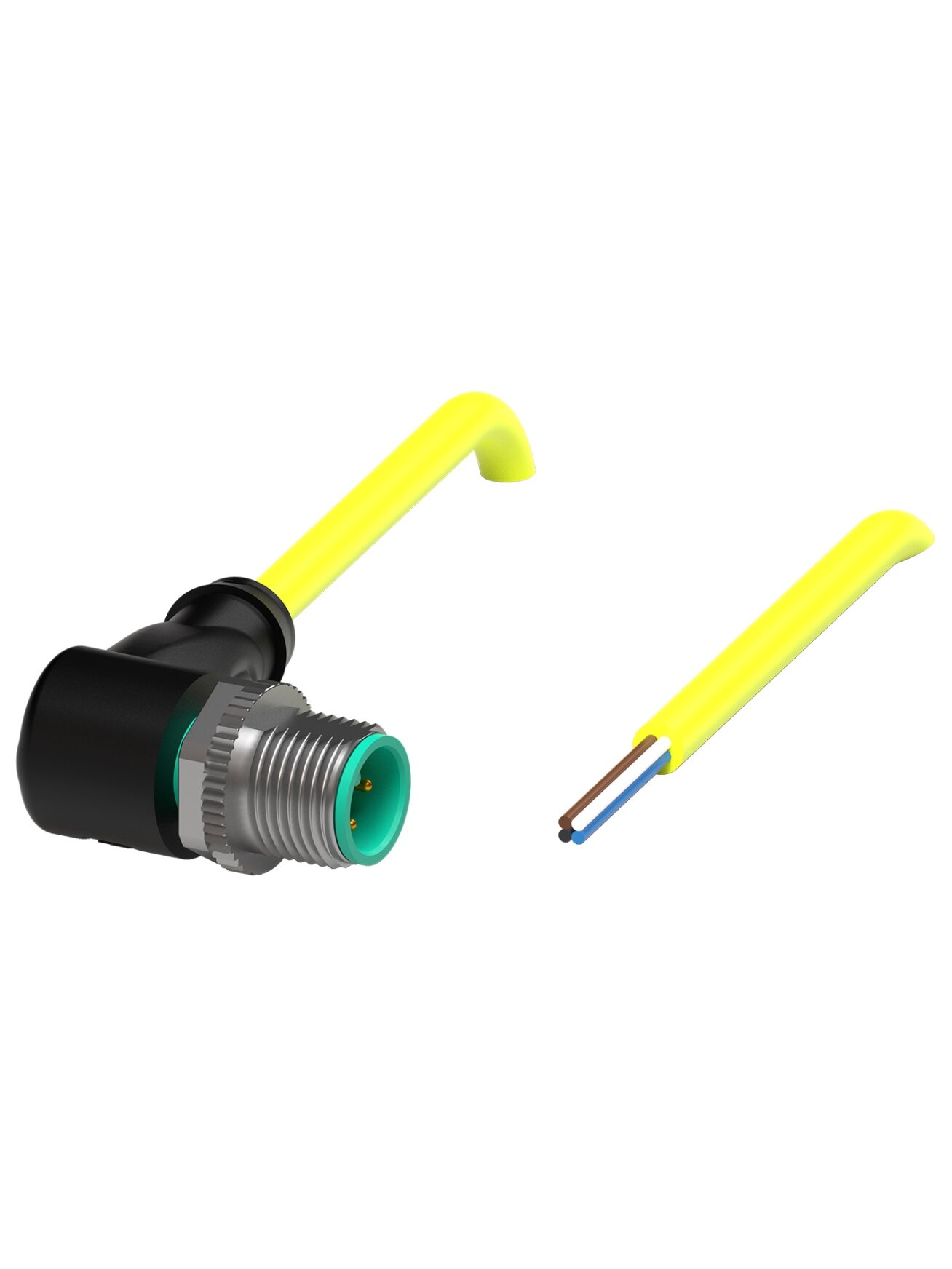 Pepperl+Fuchs V1S-W-YE2M-PVC-U (456422) Cable socket