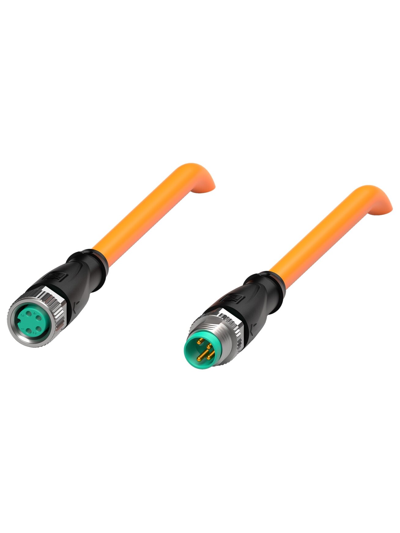 Pepperl+Fuchs V31-GM-OR2M-POC-V31-GM (317599) M8 screw-lock cordset without shielding/LED