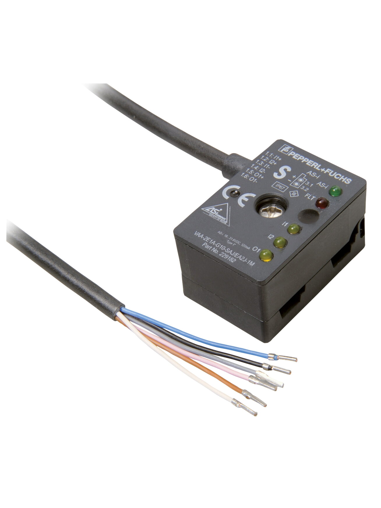 Pepperl+Fuchs VAA-2E1A-G10-SAJ/EA2J-1M (229182) AS-Interface safety module
