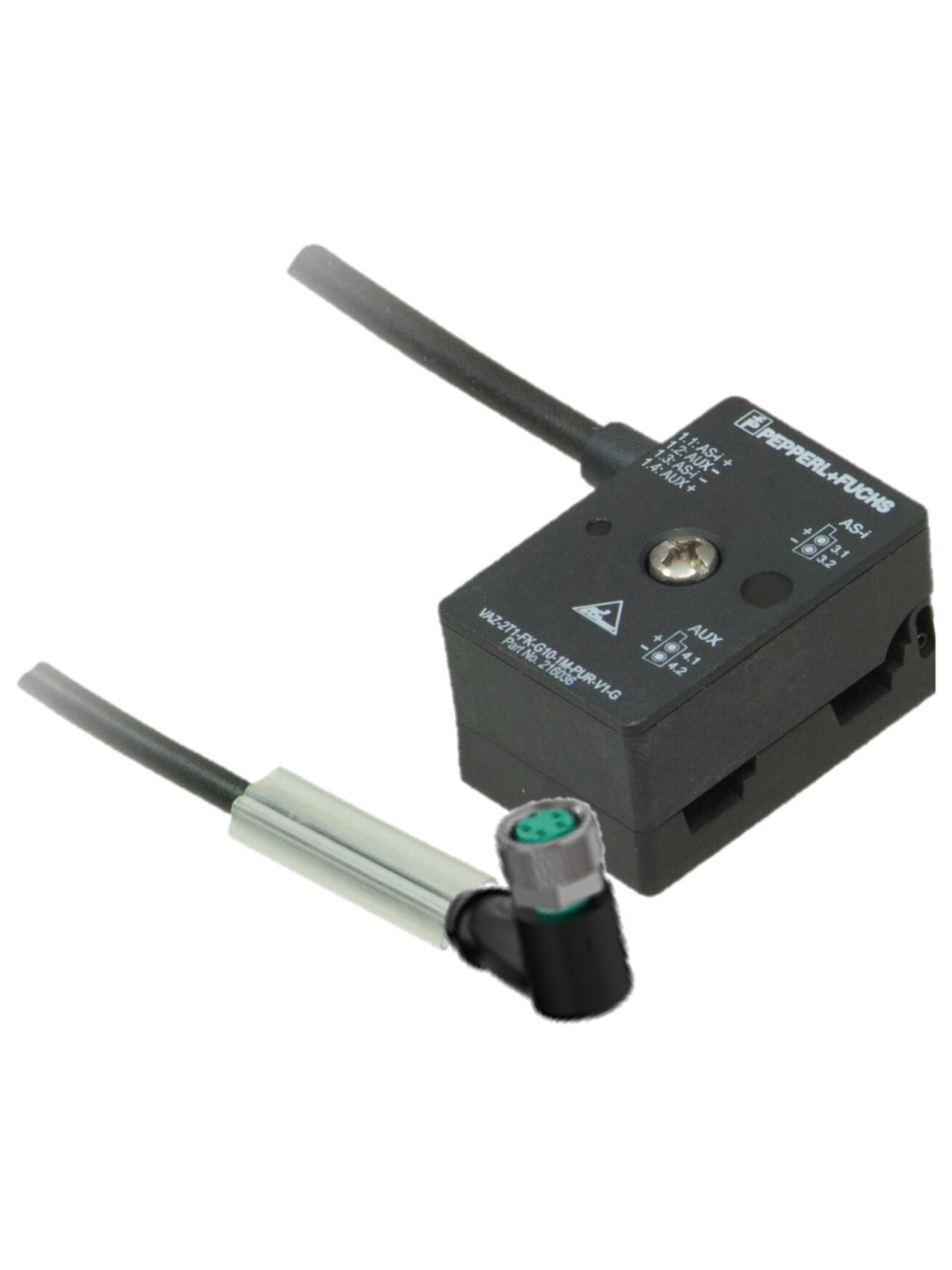 Pepperl+Fuchs VAZ-2T1-FK-G10-1M-PUR-V31-WM (70192041) G10 passive splitter Pepperl+Fuchs VAZ-2T1-FK-G10-1M-PUR-V31-WM (70192041) G10 passive splitter