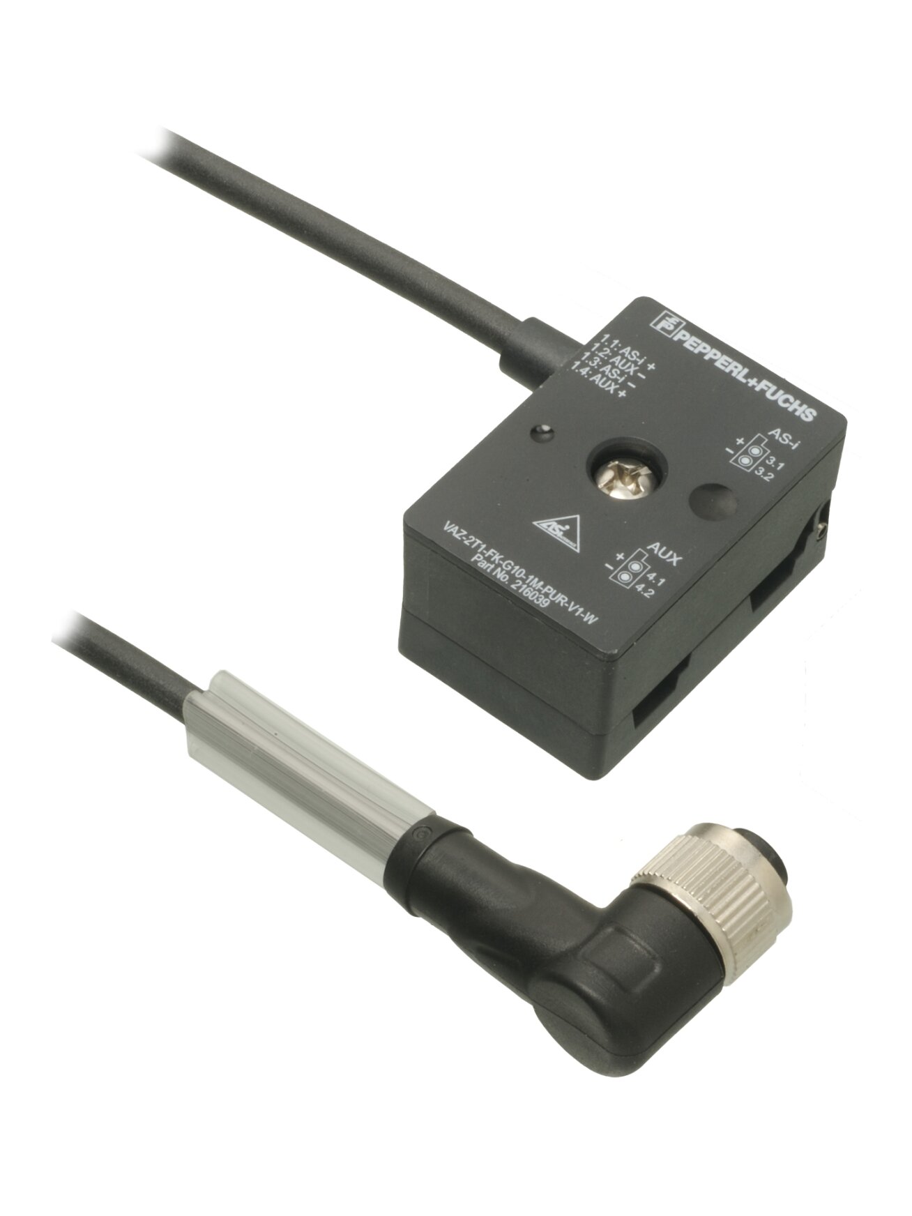 Pepperl+Fuchs VAZ-2T1-FK-G10-2M-PUR-V1-W (216040) AS-Interface passive splitter