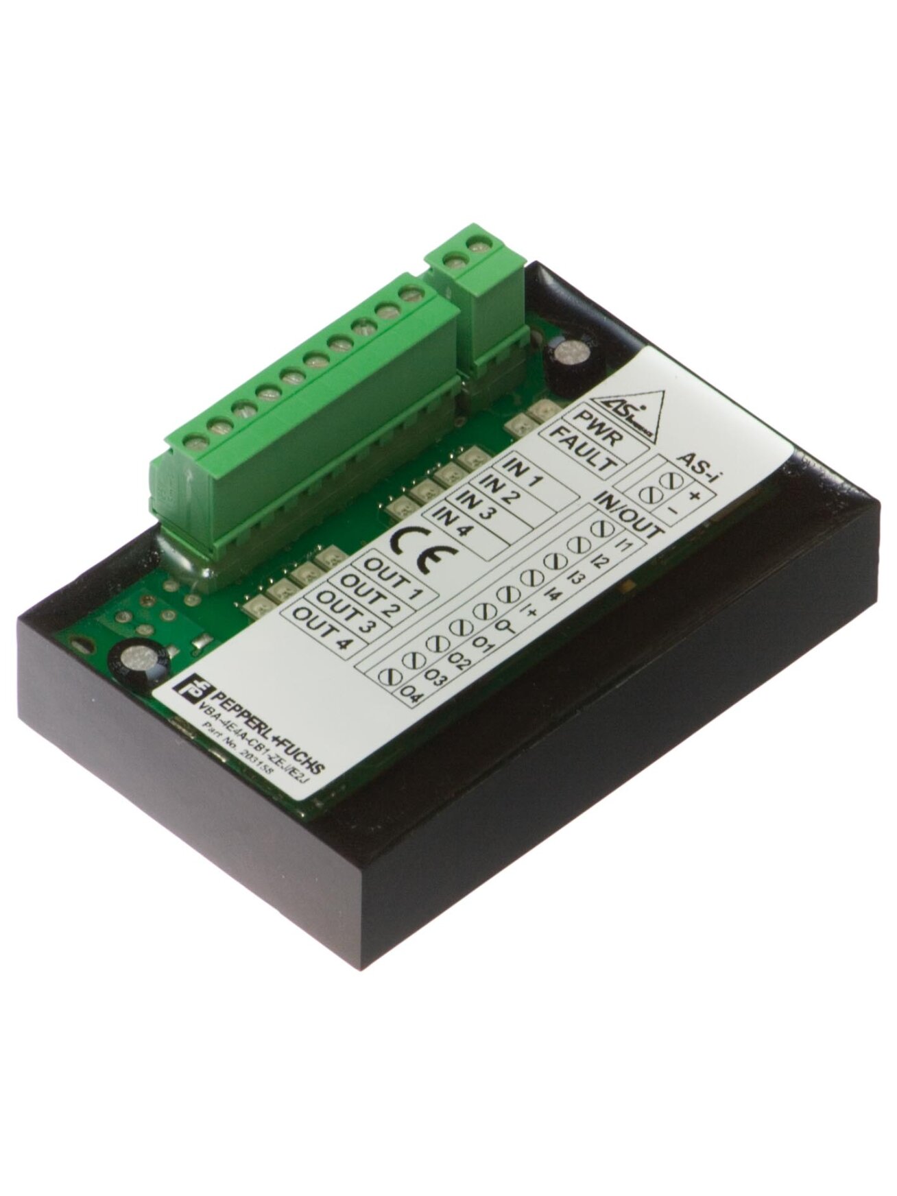 Pepperl+Fuchs VBA-4E4A-CB1-ZEJ/E2J (203158) AS-Interface module Pepperl+Fuchs VBA-4E4A-CB1-ZEJ/E2J (203158) AS-Interface module