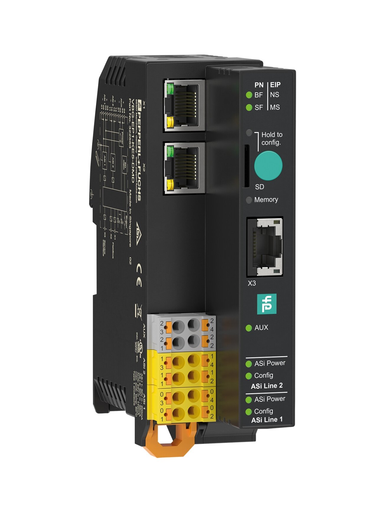 Pepperl+Fuchs VBG-EP1-KE5-DMD (322553) AS-Interface dual gateway
