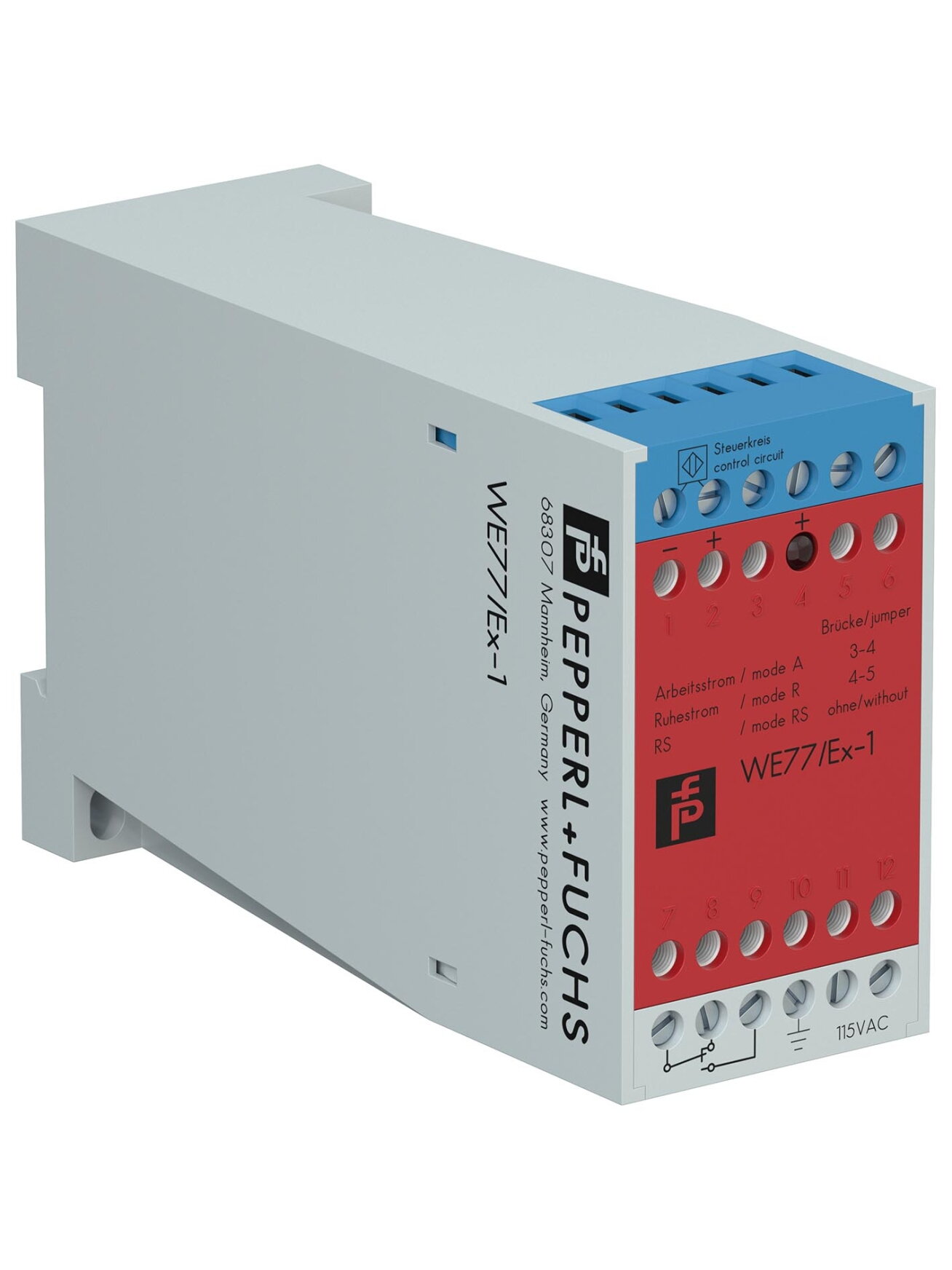 Pepperl+Fuchs WE 77/EX-1 115V (129199) Isolated switch amplifier