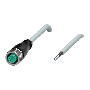 Pepperl+Fuchs V1-G-2M-PVC-ABG (253347) Kabelio lizdas