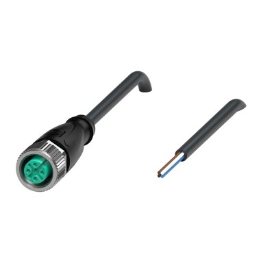 Pepperl+Fuchs V1-G-BK0,3M-PVC-U (239998-0009) Kabelio lizdas