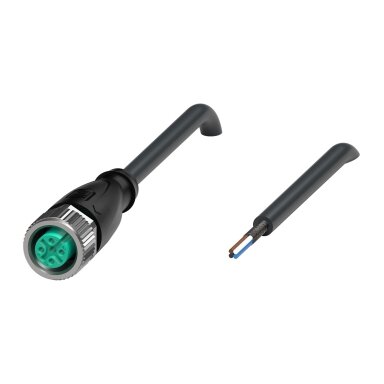 Pepperl+Fuchs V1-G-BK2M-PUR-U/ABG (240004-100031) Kabelio lizdas