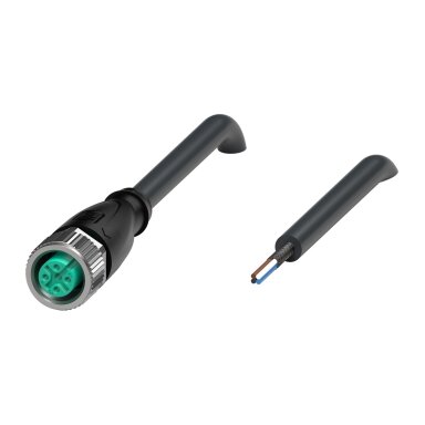 Pepperl+Fuchs V1-G-BK5M-PUR-O1S (240004-100020) Kabelio lizdas