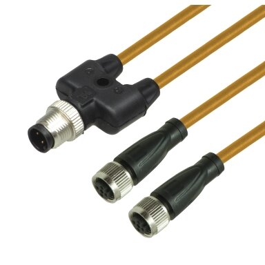 Pepperl+Fuchs V1-G-OR0,3M-POC-T-V1-G (287646) Kabelis su Y formos šakotuvu