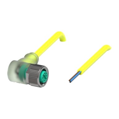 Pepperl+Fuchs V1-W-E0-YE2M-PVC-U (456415) Kabelio lizdas