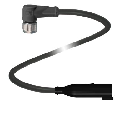 Pepperl+Fuchs V11-W-BK0,3M-PUR-O1-DT4P-G-Y31 (316347) Ilginamasis kabelis