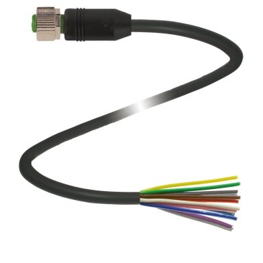 Pepperl+Fuchs V112-G-BK2M-PUR-ABG (70155689) Kabelis su lizdine jungtimi