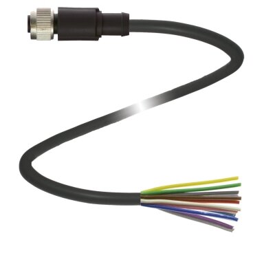 Pepperl+Fuchs V112-G-BK5M-PUR (299855) Kabelis su lizdine jungtimi