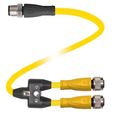 Pepperl+Fuchs V15-G-S-10M-T-03M-PUR-A-V1-C1 (292374) Kabelis su Y formos šakotuvu