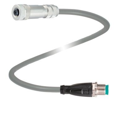 Pepperl+Fuchs V15B-G-1M-PUR-ABG-V15-G (70152436) Jungiamasis kabelis