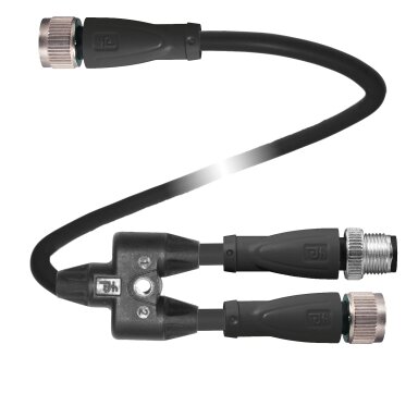 Pepperl+Fuchs V15S/V15-G-0,2-PUR-U-TEE-V15-G (70109000) Kabelis su Y formos šakotuvu