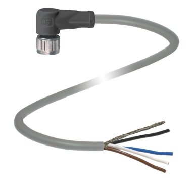 Pepperl+Fuchs V17-W-BK2M-PUR-U/ABG (456509) Kabelio lizdas