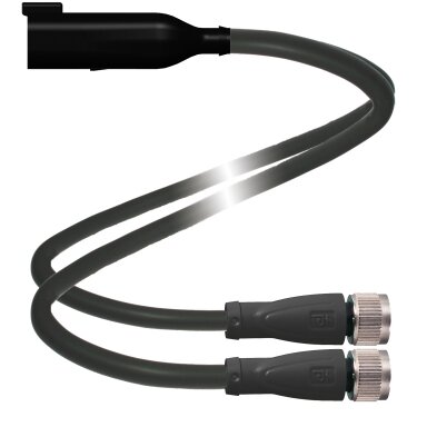 Pepperl+Fuchs V19-G/V1-G-0,3M-T-DT6P-G-R2000 (70129275) Kabelis su Y formos šakotuvu