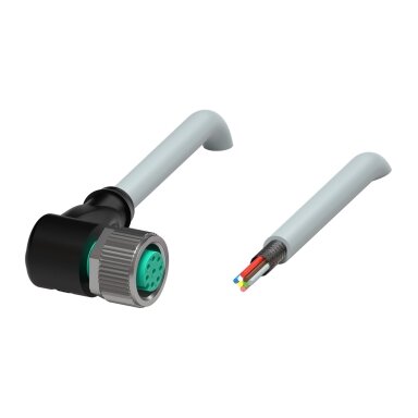 Pepperl+Fuchs V19-W-10M-PUR-ABG (251796) Kabelio lizdas