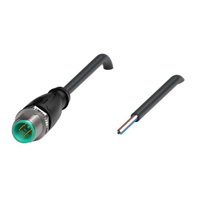 Pepperl+Fuchs V1S-G-BK3M-PVC-U (240771-100022) Kabelio kištukas