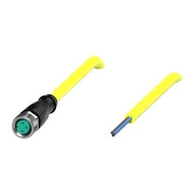 Pepperl+Fuchs V3-GM-YE5M-PUR-U (240799-100009) Kabelio lizdas