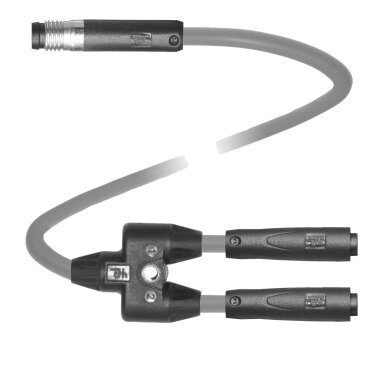 Pepperl+Fuchs V3-GR-0,3M-PVC-TEE-0,3M-V3S-GR (70124923) Kabelis su Y formos šakotuvu