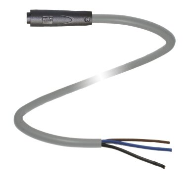 Pepperl+Fuchs V3-GR-2M-PUR (317129) Kabelis su užspaudžiama M8 jungtimi, be LED ir ekranavimo Pepperl+Fuchs V3-GR-2M-PUR (317129) Kabelis su užspaudžiama M8 jungtimi, be LED ir ekranavimo