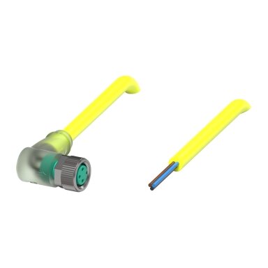 Pepperl+Fuchs V3-WM-E2-YE5M-PVC-U (456522) Kabelio lizdas