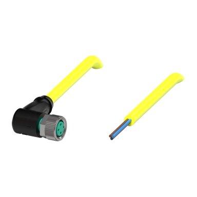 Pepperl+Fuchs V3-WM-YE2M-PVC-U (456517) Kabelio lizdas