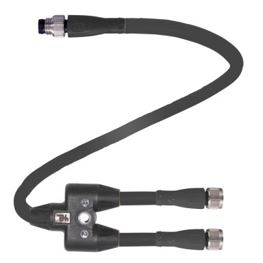 Pepperl+Fuchs V31-GM-0,11M-PUR-U-T-0,15M-V31 (285708) Kabelis su Y formos šakotuvu
