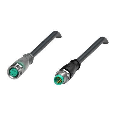 Pepperl+Fuchs V31-GM-A2-BK4M-PUR-U-V31-GM (70137360-100000) Kabelis su prisukama M8 jungtimi ir LED Pepperl+Fuchs V31-GM-A2-BK4M-PUR-U-V31-GM (70137360-100000) Kabelis su prisukama M8 jungtimi ir LED