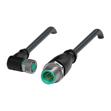 Pepperl+Fuchs V31-WM-BK3M-PUR-A-V1-G (314712) M8–V12 ilginamasis kabelis Pepperl+Fuchs V31-WM-BK3M-PUR-A-V1-G (314712) M8–V12 ilginamasis kabelis